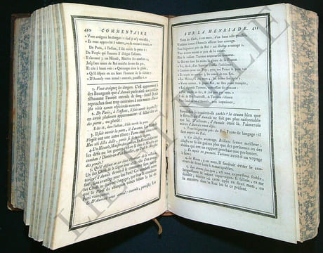 LA HENRIADE DE VOLTAIRE, AVEC DES NOTES CRITIQUES.
ON Y A JOINT UN PARALLÈLE DU LUTRIN ET DE LA HENRIADE, UN ESSAI SUR LA POÉSIE ÉPIQUE, ET D'AUTRE ...