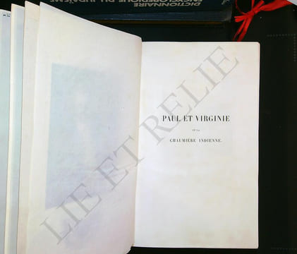 PAUL ET VIRGINIE PAR J-H BERNARDIN DE SAINT - PIERRE. - Saint pierre jacques Henri bernardin de.