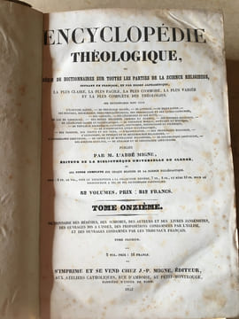 -DICTIONNAIRE DES HERESIES -. des erreurs et des schismes ou mémoires(pour servir a l'histoire)des égarements de l'esprit humain(par rapport a la ...