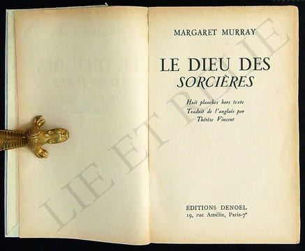 LE DIEU DES SORCIÈRES.
La tour saint jacques.. MURRAY - MARGARET.