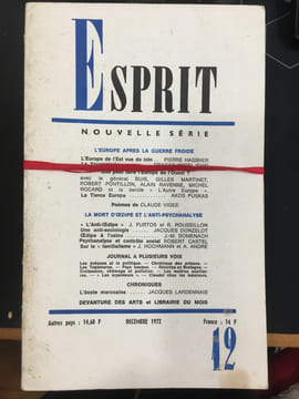 Esprit, Revue internationale, 1971. Collectif