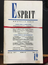 Esprit, Revue internationale, 1971