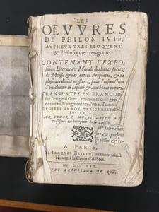 Les œuvres de Philon Juif, auteur très éloquent et philosophe très grave