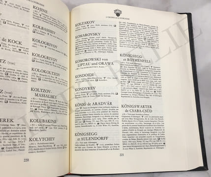 L'ORDRE DE LA NOBLESSE.
Édite sous le contrôle de l'Ordo Nobilitatis.. Collectif.