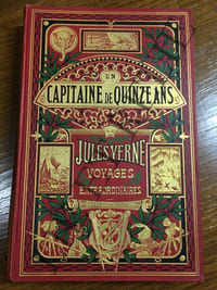 UN CAPITAINE DE QUINZE ANS.
VOYAGE EXTRAORDINAIRES COLLECTION HETZEL.