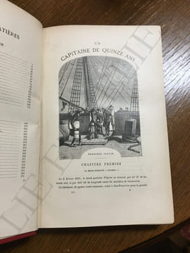 UN CAPITAINE DE QUINZE ANS.
VOYAGE EXTRAORDINAIRES COLLECTION HETZEL.. VERNE - JULES.