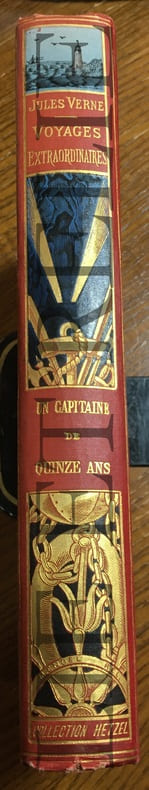 UN CAPITAINE DE QUINZE ANS.
VOYAGE EXTRAORDINAIRES COLLECTION HETZEL.