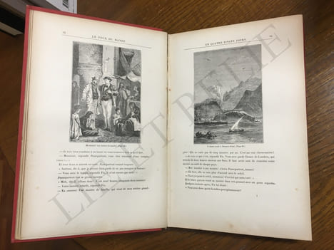 LE TOUR DU MONDE EN 80 JOURS LE DOCTEUR OX.
Maitre Zacharius. Un hivernage dans les glaces. Un rame ans les airs. Ascension française au Mont Blanc. ...