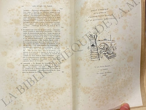 Physiologie des quais de Paris du Pont Royal au Pont Sully. Bouquineurs et bouquinistes. UZANNE - Octave.