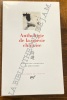 ANTHOLOGIE DE LA POÉSIE CHINOISE, Ed. GALLIMARD NERF, Coll: PLÉIADE.
PUBLIE SOUS LA DIRECTION DE

REMI MATHIEU. Collectif.
