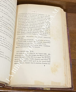 Nouveau dictionnaire des ordres de chevalerie créés chez les différents peuples depuis les premiers siècles jusqu'à nos jours, par H. Gourdon de ...