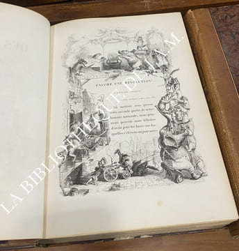 SCÈNES DE LA VIE PRIVÉE ET PUBLIQUE DES ANIMAUX.
Vignettes par Grandville. Études de mœurs contemporaines publiées sous la direction de M. P.-J. ...