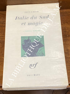 Italie du Sud et magie.
L’ESPÈCE HUMAINE.