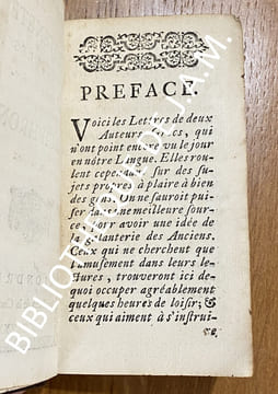 Lettres d’Aristenète auxquelles on a ajouté les Lettres choisies d’Alciphron, traduites du grec
Londres.. Anonyme.