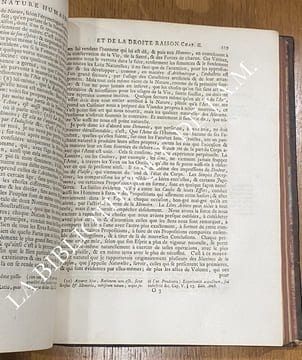 TRAITE PHILOSOPHIQUE DES LOIS NATURELLES.
Où l’on recherche et l’on établit, par la Nature des Choses, la forme de ces Lois, leurs principaux Chefs, ...