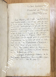 Les Elemens de Chymie de M. Iean Begvin, Aumosnier du Roy
Reveuz, notez, expliquez, & augmentez par I. L. D. R. B. I. C. E. M. 
Edition finale ou la plus complète de l'ouvrage, avec des additions importantes explications omises et préparations de remèdes tirées de l'édition latine). Cela renforce son statut d'édition augmentée et revue. 