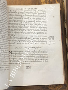 LES IINSTITUTS DE JUSTINIEN CONFERES AVEC LE DROIT FRANÇOIS DIVISES EN QUATRE LIVRES.. BOUTARIC - FRANÇOIS DE.