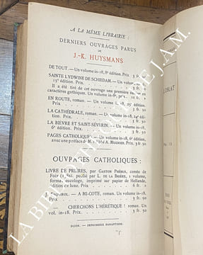 L'OBLAT.. HUYSMANS J. - K.