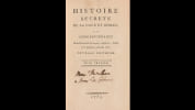 Histoire secr&egrave;te de la cour de Berlin. Mirabeau, Honor&eacute;-Gabriel Riquetti comte de