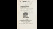 La Defense et illustration de la langue francoise. Du Bellay, Joachim