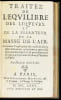 Trait&eacute; de l'&eacute;quilibre des liqueurs, et de la pesanteur de la masse de l'air. Pascal, Blaise