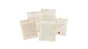 Correspondance &agrave; Louis Fuzelier. Bachelier, Fran&ccedil;ois-Gabriel