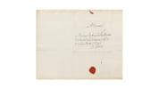 Correspondance &agrave; Louis Fuzelier. Bachelier, Fran&ccedil;ois-Gabriel