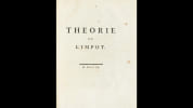 Th&eacute;orie de l'imp&ocirc;t. Mirabeau, Victor Riquetti marquis de