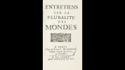 Entretiens sur la pluralit&eacute; des mondes. Fontenelle, Bernard Le Bouvier de