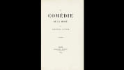 La Com&eacute;die de la mort. Gautier, Th&eacute;ophile
