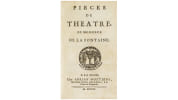 Pi&egrave;ces de th&eacute;&acirc;tre. La Fontaine, Jean de