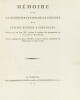 MEMOIRE SUR LA RECONSTRUCTION DE LA COUPOLE DES PETITES ECURIES A VERSAILLES, exécutée en l’an XII, suivant le système de charpenterie de Philibert ...