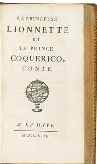 LA PRINCESSE COULEUR DE ROSE, ET LE PRINCE CELADON, CONTE.
Suivi de : LA PRINCESSE LIONNETTE ET LE PRINCE COQUERICO, CONTE.