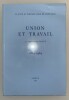 Union du travail à l'Orient de Genève 1884-1984. 