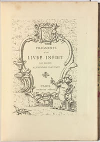 Fragments d'un livre inédit.