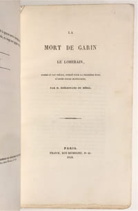 La Mort de Garin le Loherain, poëme du XIIe siècle, publié pour la première fois d'après douze manuscrits.