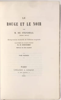 Le Rouge et le Noir.