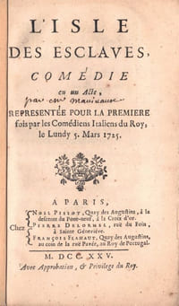 L'Isle des esclaves, comédie en un acte.