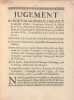 Jugement rendu par Monsieur Hérault, conseiller d'Estat, lieutenant général de police de la ville de Paris [...] contre plusieurs contrebandiers.... ...
