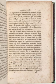 Correspondance et relations de J. Fiévée avec Bonaparte, premier consul et Empereur, pendant onze années (1802 à 1813).. FIÉVÉE Joseph.