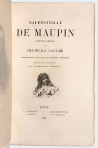 Mademoiselle de Maupin. Double amour.