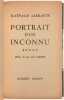 Portrait d'un inconnu. Roman. Préface de Jean-Paul Sartre. . SARRAUTE Nathalie. 