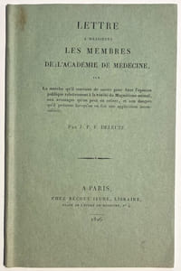 Mémoire sur le magnétisme animal, adressé à Messieurs les membres de l'Académie des sciences et de l'Académie royale de médecine. 