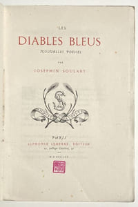 Les Diables bleus. Nouvelles poésies.