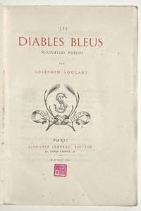 Les Diables bleus. Nouvelles poésies.