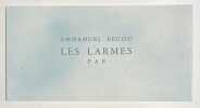 Les Larmes.. BEGOU Emmanuel.
