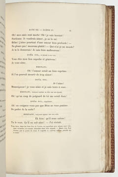 Hernani. Drame en cinq actes.. HUGO Victor.