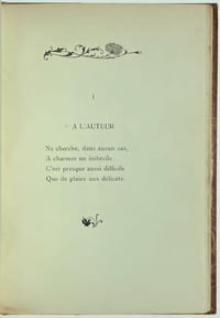 Les Trente-six Dédicaces pour les Trente-six Quatrains à Madame. 