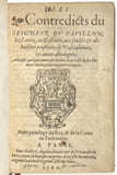 Les Contredicts du seigneur Du Pa.... [COUILLARD Antoine]. 
