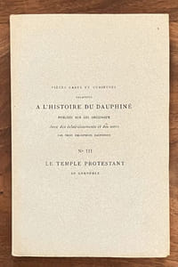 Le Temple protestant de Grenoble.